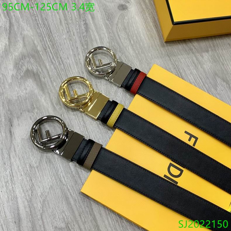 Fendi Belt 34mmX95-125cm 7D03